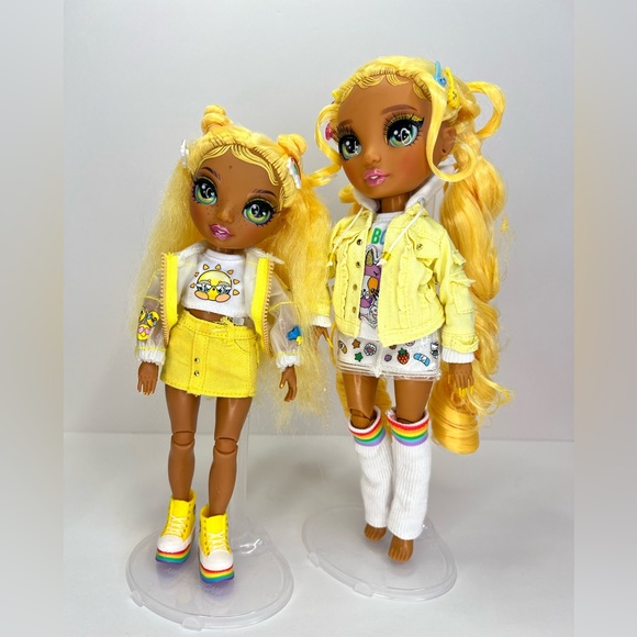 Rainbow High / Jr High Sunny Madison Doll Lot 2 Dolls - Picture 9 of 12